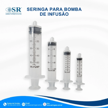 Seringa para Bomba de Infusão 20ml Pump SR