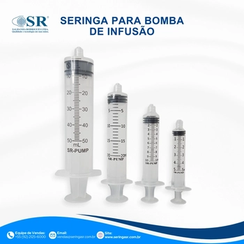 Seringa para Bomba de Infusão 50ml Pump SR