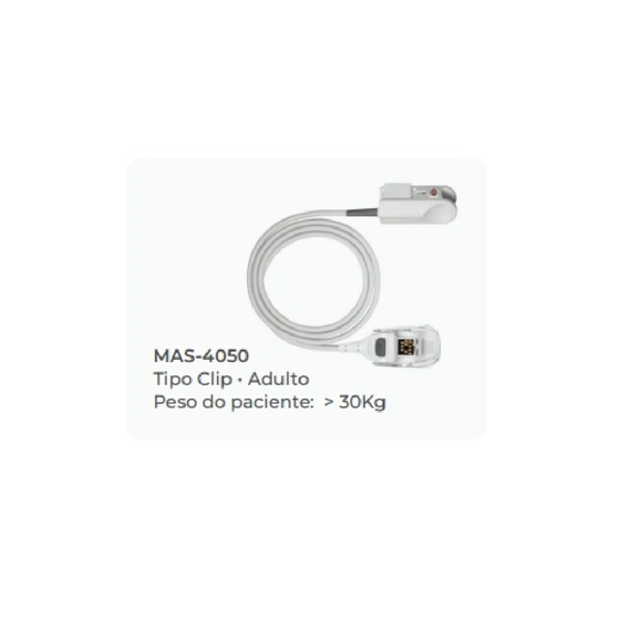 Sensor de Oximetria Reutilizável RD SET DCI Clip Adulto >30 kg MAS-4050 Masimo