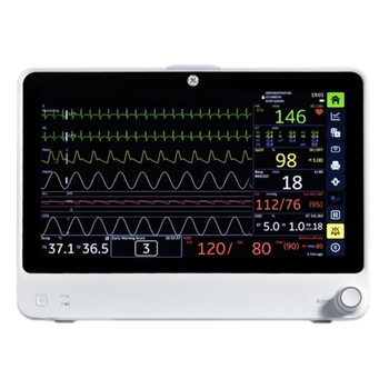 Monitor Multiparâmetros B155M 15" 6P Touch com Rack GE Healthcare